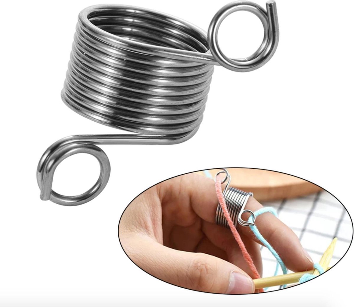   | Brei Vingerhoed - Draadgeleider - Naalden & Breien - Hobby - Hulpmiddel